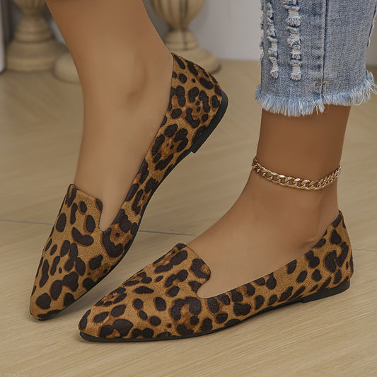 LEO – Modische Leopard-Print Slip-On Loafers
