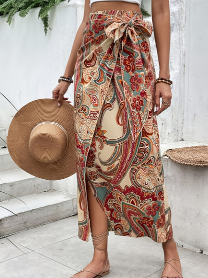 LYRA – Eleganter High-Waist-Rock mit Schleife
