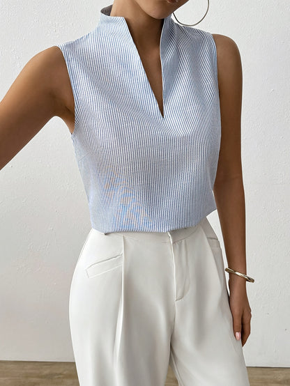STRIP – Elegantes V-Neck Top mit Streifen
