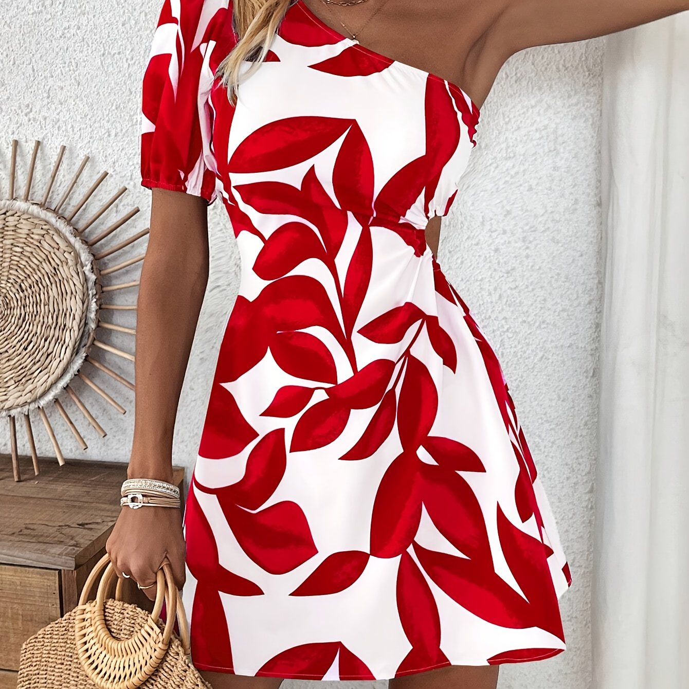 FLOR – Ein Schulter Minikleid