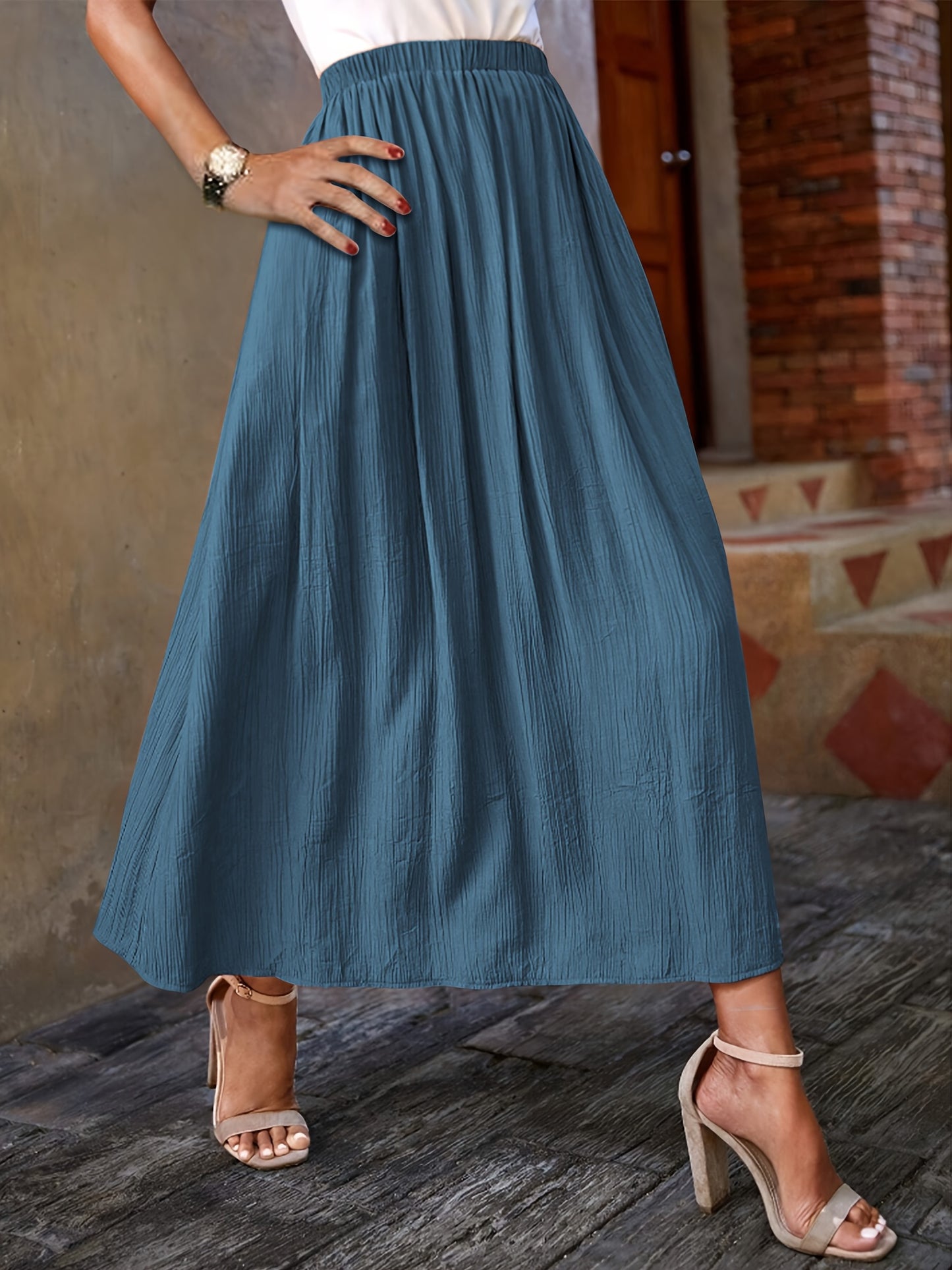 SOLEA – Eleganter A-Linien-Midirock