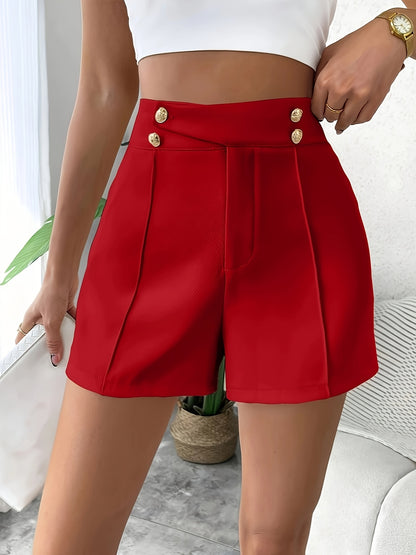 FORM – High-Waist Falten Shorts