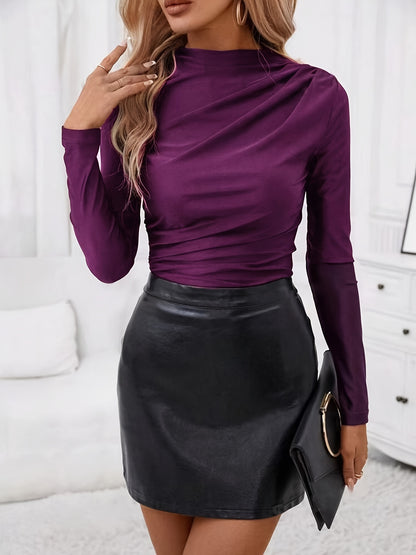 RUCHA – Elegantes Slim-Fit Shirt mit Raffung