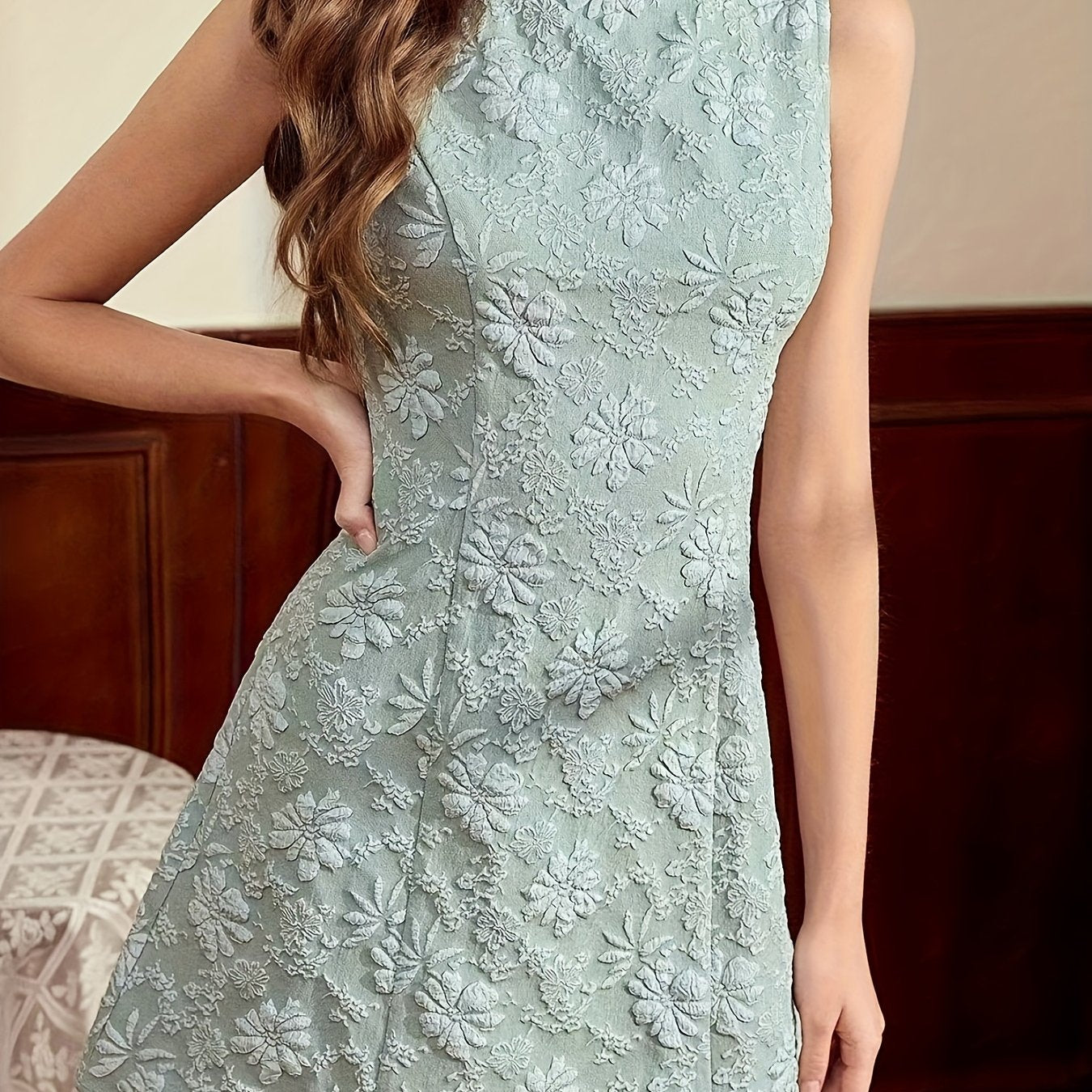 VINT – Jacquard-Minikleid