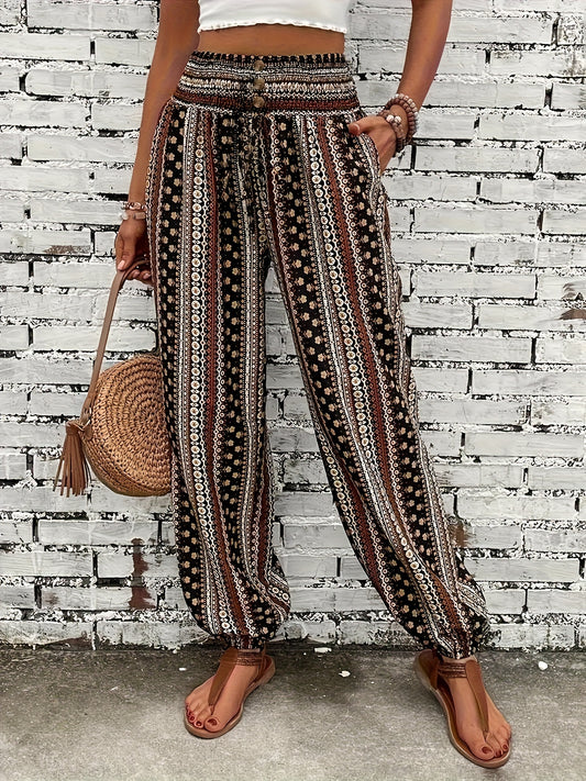 BOHOX – Boho-Palazzohose mit Print