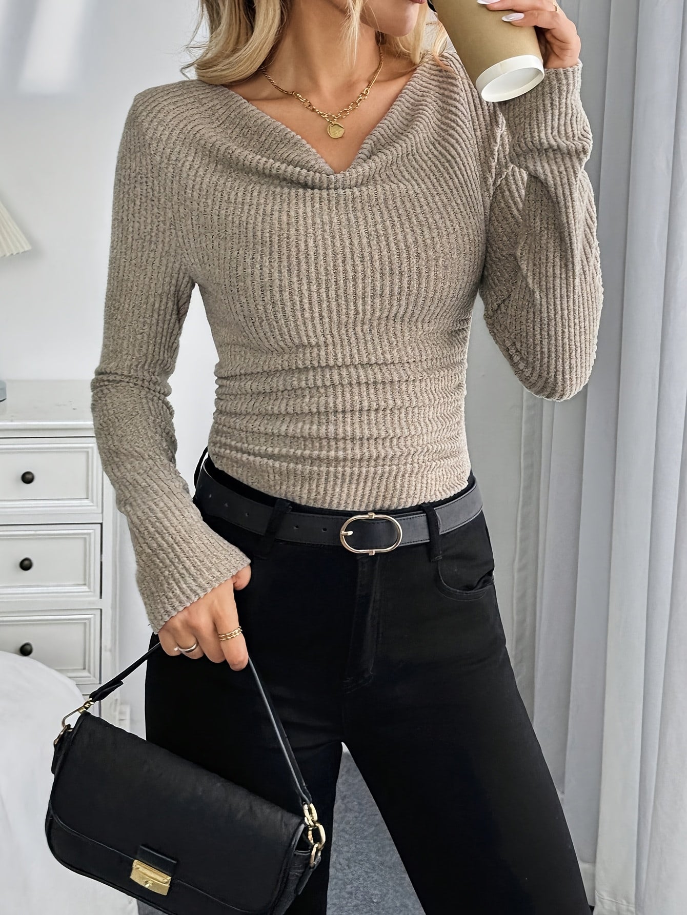 STRY – Gestreiftes Turtleneck-Oberteil