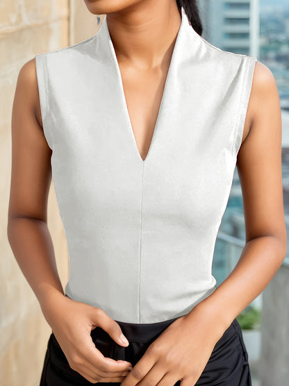 VENA – Elegantes Sommer-Top mit V-Ausschnitt