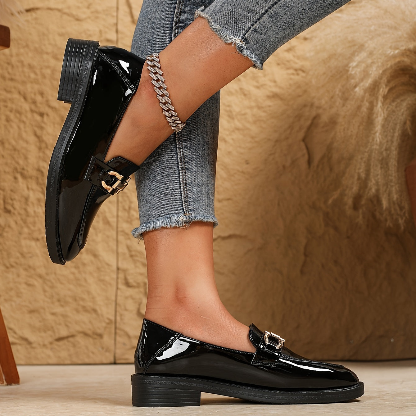 CHUNK – Elegante Damen-Penny Loafers