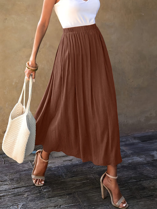 SOLEA – Eleganter A-Linien-Midirock