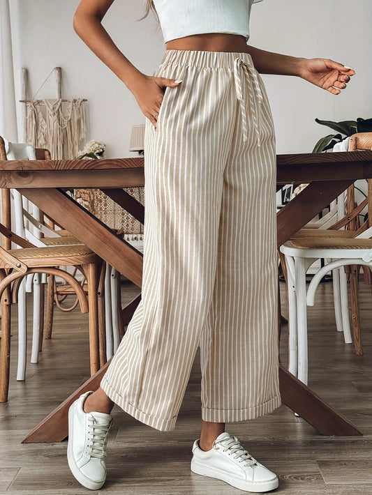 STRIP – Old Money Style Streifenhose