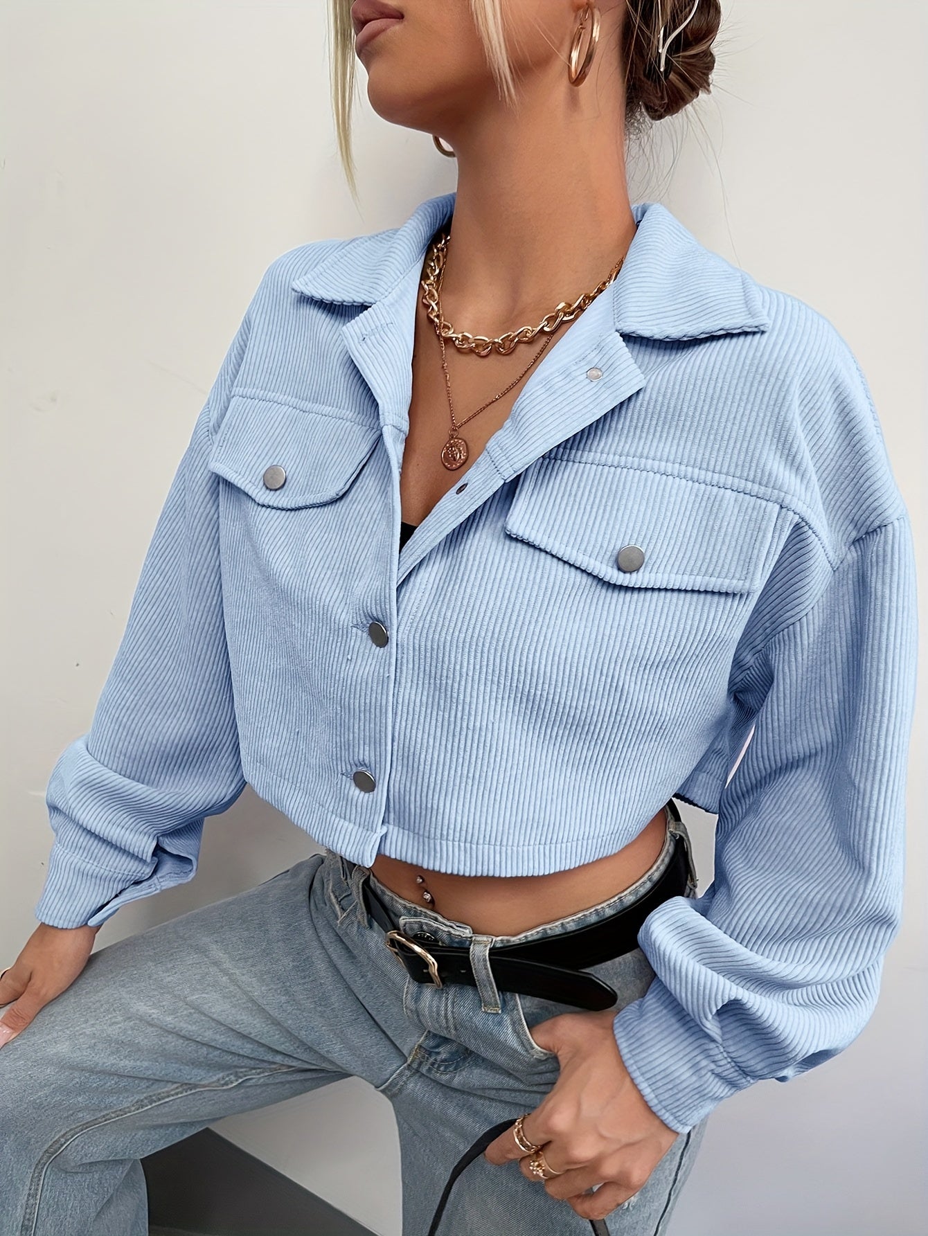 CORDY – Cordjacke mit Raglanärmeln