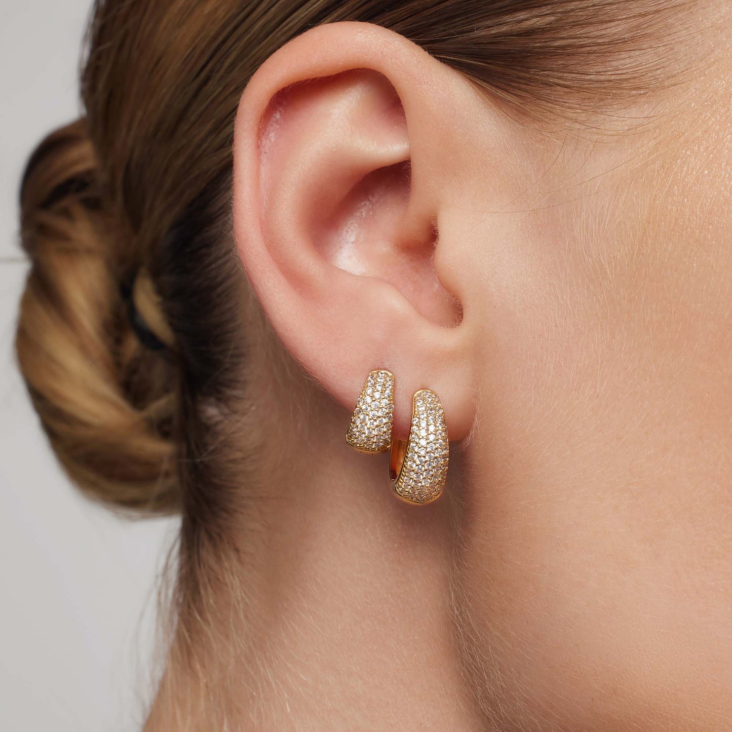Jules Mini Hoops Ohrringe | Gold 16k