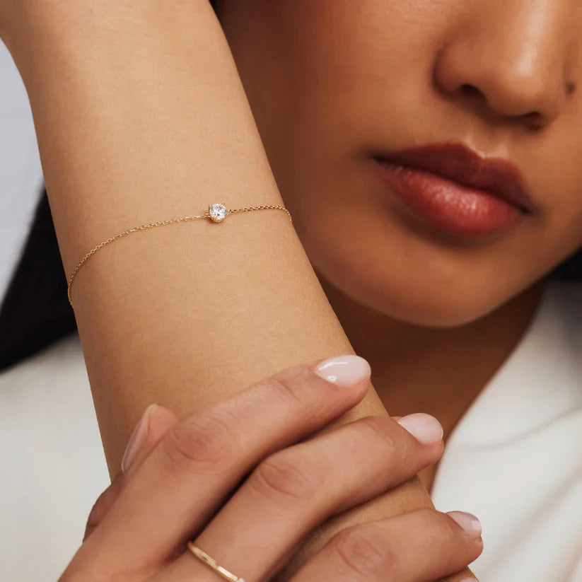 Cléa Moissanite Stein Bracelet