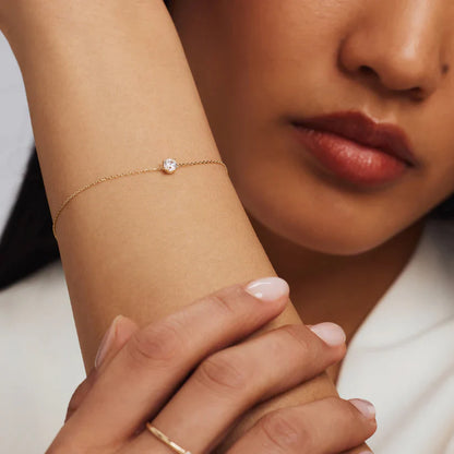 Cléa Moissanite Stein Bracelet