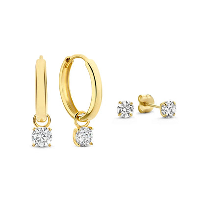 Larmes de Lune Stein Ohrringe Set