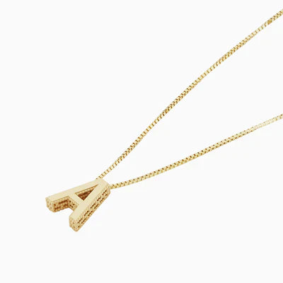 Love letter initial Halskette | Gold 18k