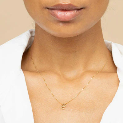 Love letter initial Halskette | Gold 18k