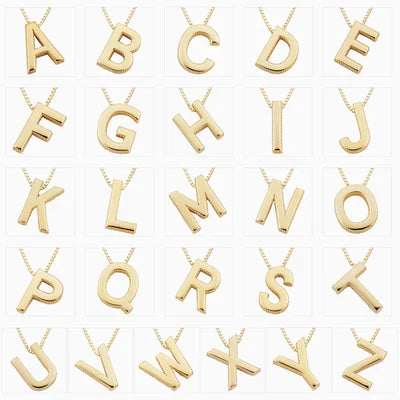 Love letter initial Halskette | Gold 18k