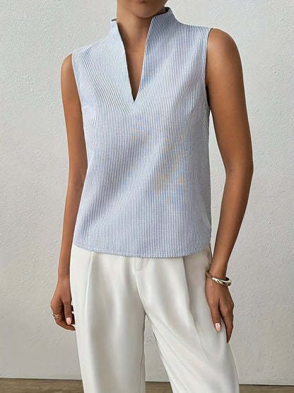 STRIP – Elegantes V-Neck Top mit Streifen