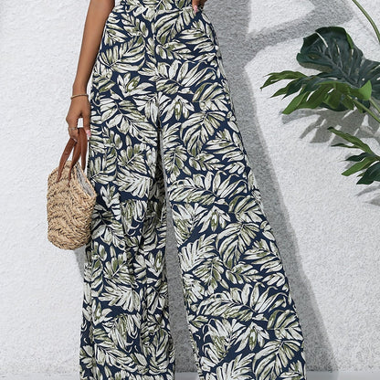 FLORA – Boho-Chiffonhose mit Blumenprint