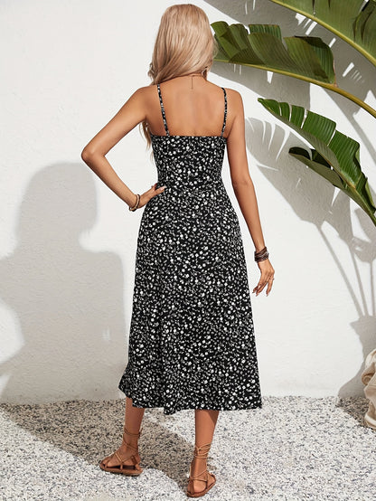 NOVA – Maxikleid aus gewebtem Polyester