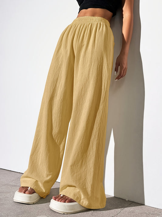 EZRA – Gerade-Hose mit Gummibund & Taschen