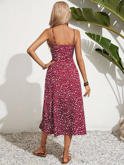 NOVA – Maxikleid aus gewebtem Polyester