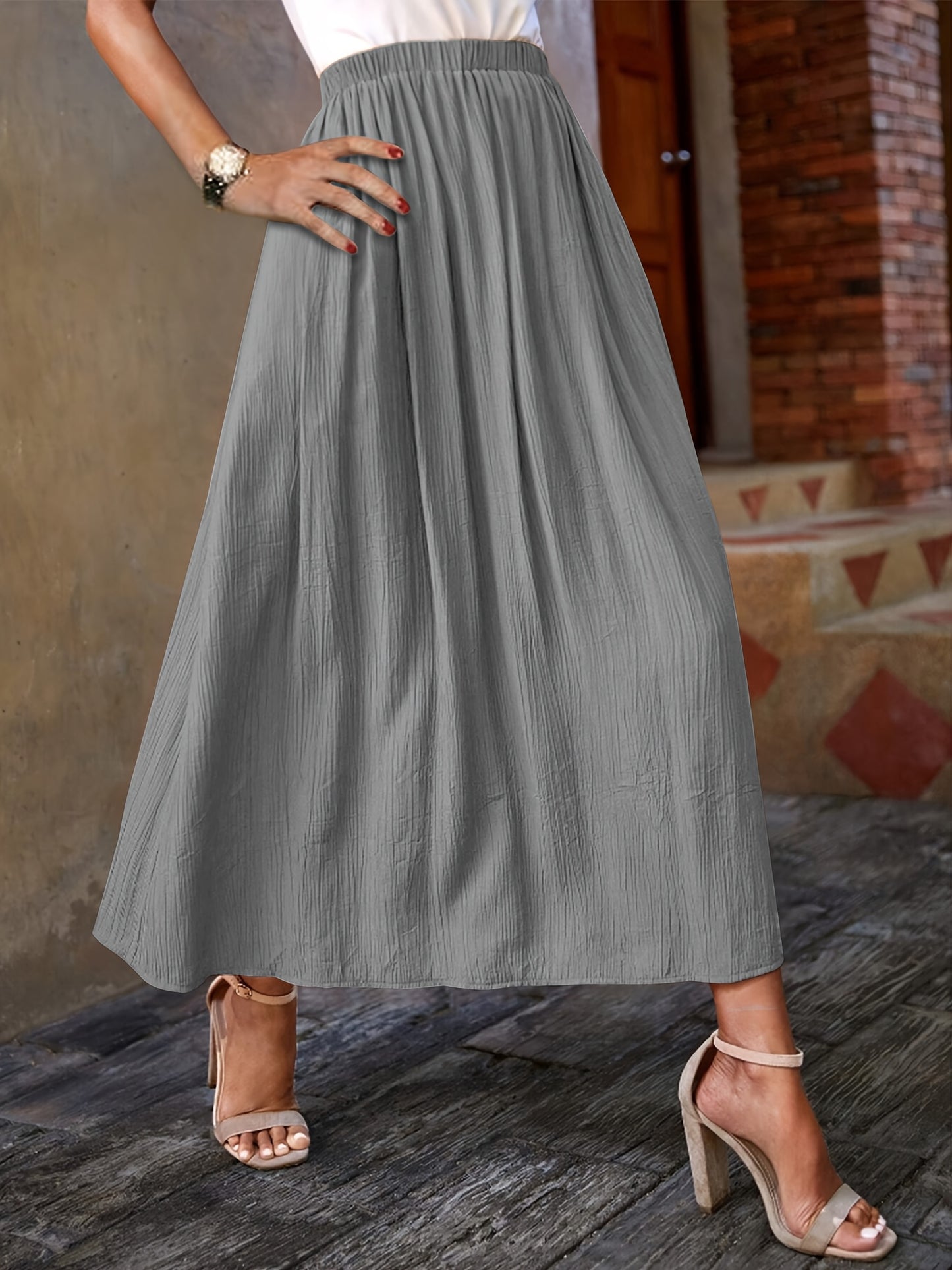 SOLEA – Eleganter A-Linien-Midirock