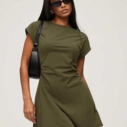 DRES – Minikleid mit Raffungen