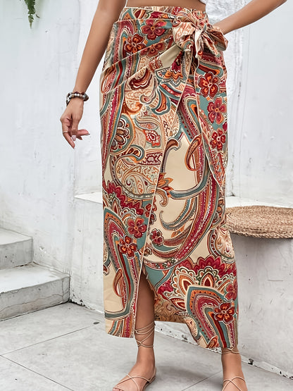 LYRA – Eleganter High-Waist-Rock mit Schleife