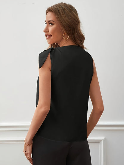 KNIT – Elegantes Sommer-Top mit Knotendetail