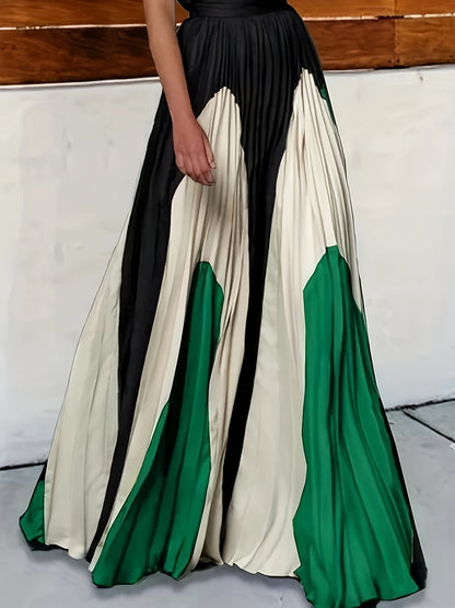 GEOMA – Eleganter Midirock mit geometrischem Muster