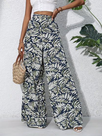 FLORA – Boho-Chiffonhose mit Blumenprint