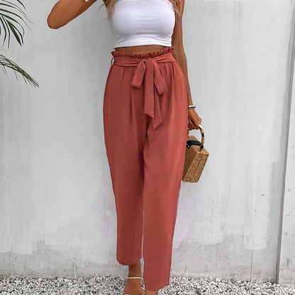 BOWY – Karottenhose mit Schleifendetail
