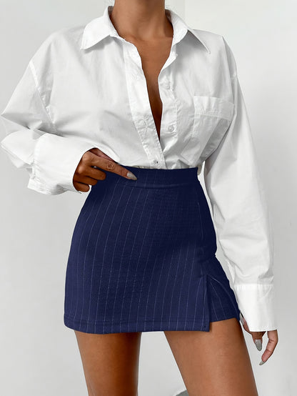 TRIPE – Gestreifte Damen Shorts