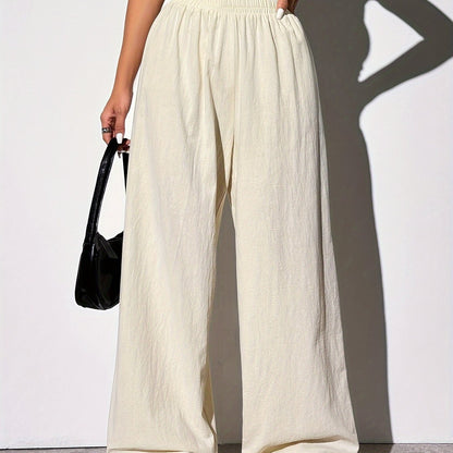EZRA – Gerade-Hose mit Gummibund & Taschen