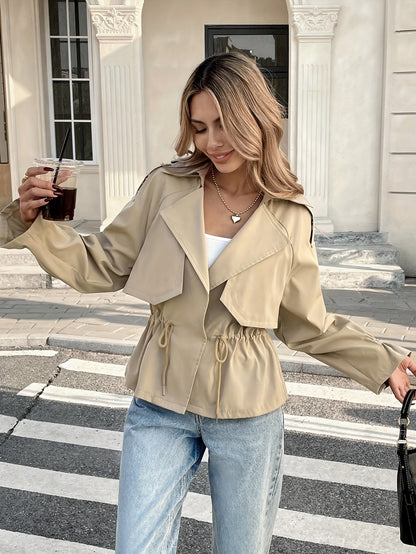 SOFTY – Damen Trenchcoat mit Taillenzug