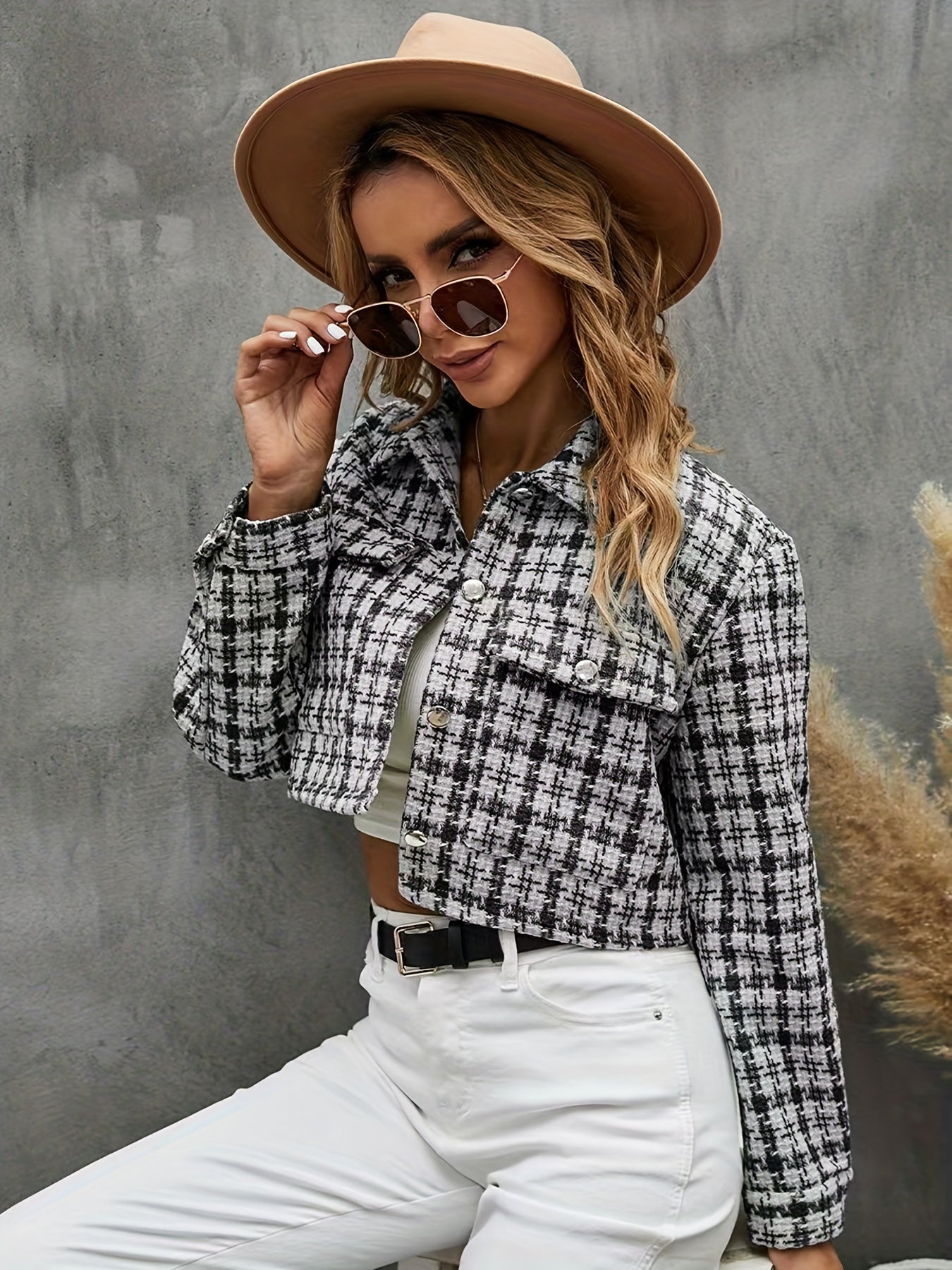 VACA – Karierte Kurzjacke