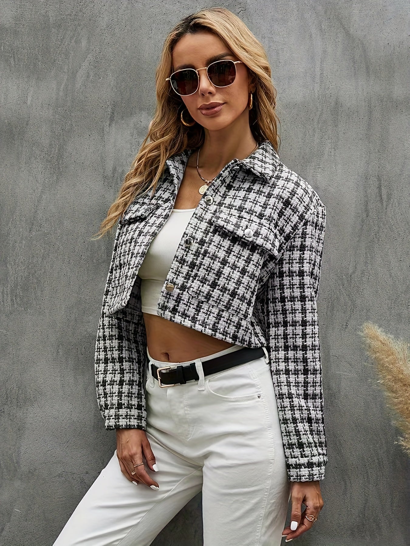 VACA – Karierte Kurzjacke