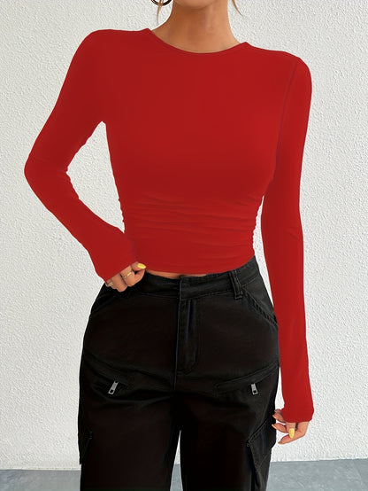 UBACK – Figurbetontes Langarmshirt mit Rückenausschnitt