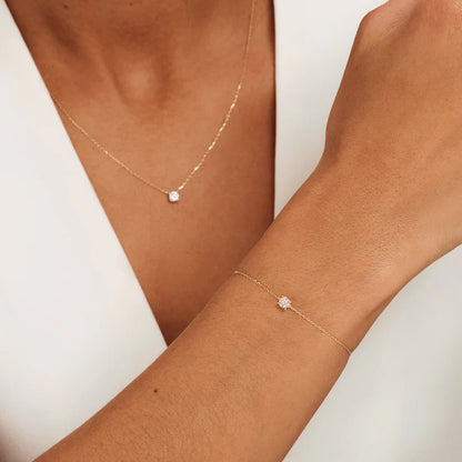 Cléa Moissanite Set | Gold 14k