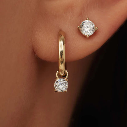 Larmes de Lune Stein Ohrringe Set