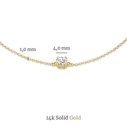 Cléa Moissanite Set | Gold 14k